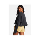 Billabong Women's Beach Boyfriend Long Sleeve Crop Top
