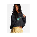 Billabong Women's Beach Boyfriend Long Sleeve Crop Top