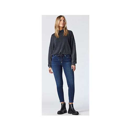 Mavi Women's TESS Super Skinny High Rise Jeans | Stretch Denim, Whisker Detail