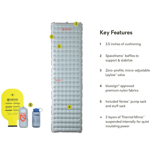 NEMO Equipment Tensor All-Season Ultralight Insulated Sleeping Pad