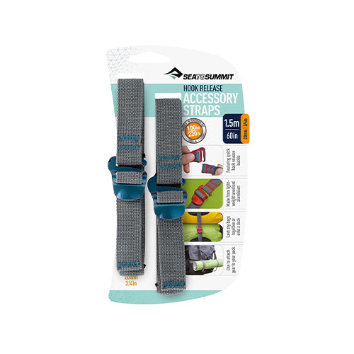 Sea To Summit Accessory Straps with Hook Release (2 Straps)