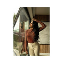 Jackson Rowe Women's Align Crop Turtleneck