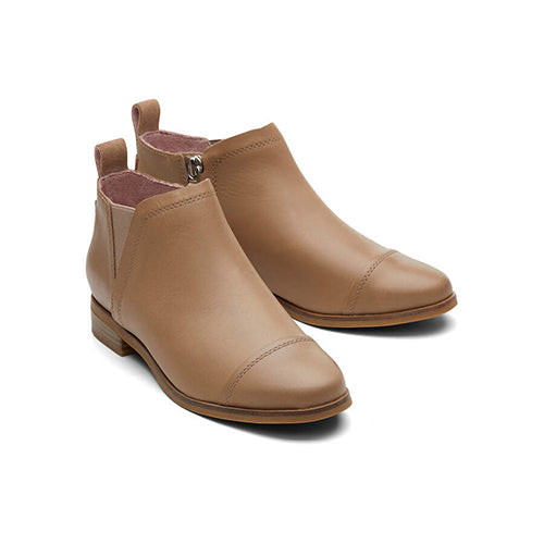 Toms leather booties discount