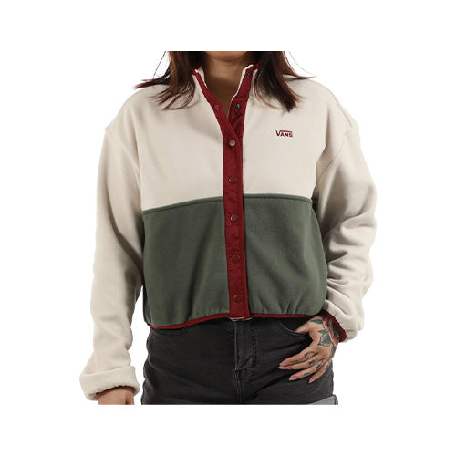 Vans patchwork mock neck jacket Clearance