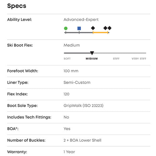 2024 K2 Recon 120 Boa