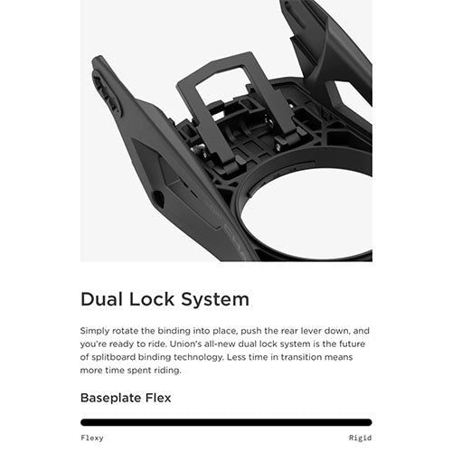 2024 Union Charger Splitboard Bindings