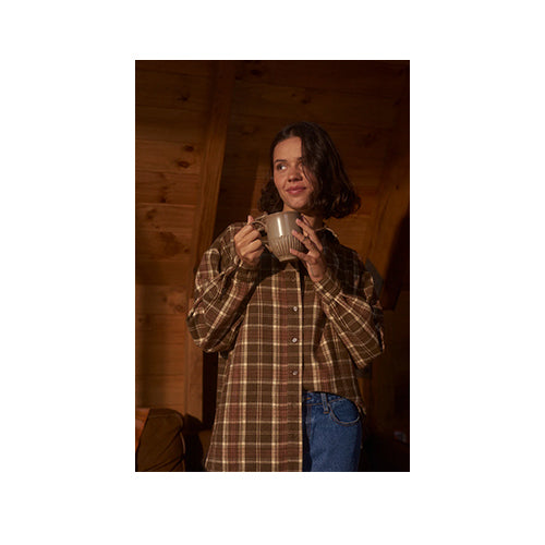 Rhythm Oversized Flannel Shirt