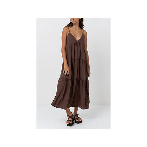 Rhythm Classic Tiered Midi Dress