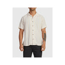 RVCA Men's Beat Stripe Short Sleeve Button Up