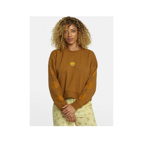 RVCA Women's Shine Cropped Sweatshirt