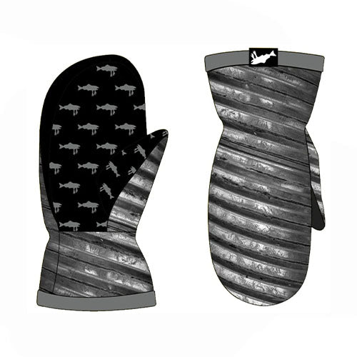 SALMON ARMS TEAM MITT NORTONS Sサイズ Team Mitt - Salmon Industries Grey