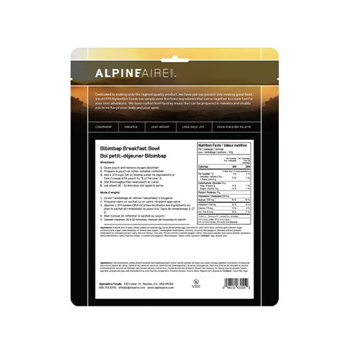 Alpine Aire Bibimbap Breakfast Bowl
