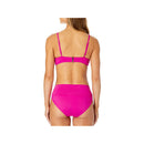 Anne Cole V Wire Elongated Underwire Top / Soft Hand High Waisted Bottoms