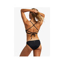 Billabong A/Div Lace-Up Toilet Bikini Top and A/Div Full Bikini Bottom