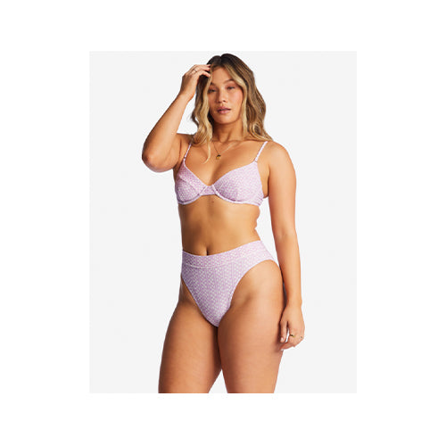 Billabong Covered In Love Tanlines Underwire Top and Maui Bikini Bottoms