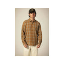 Brixton Men's Charter Linen Blend Long Sleeve Shirt