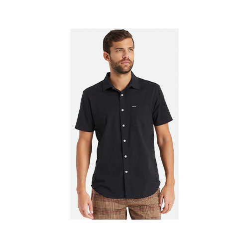 Brixton Men's Charter Oxford Woven Short Sleeve