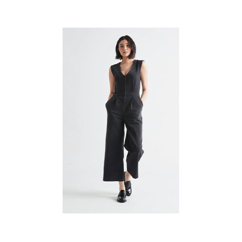 Duer Women's Denim Tailored Jumpsuit