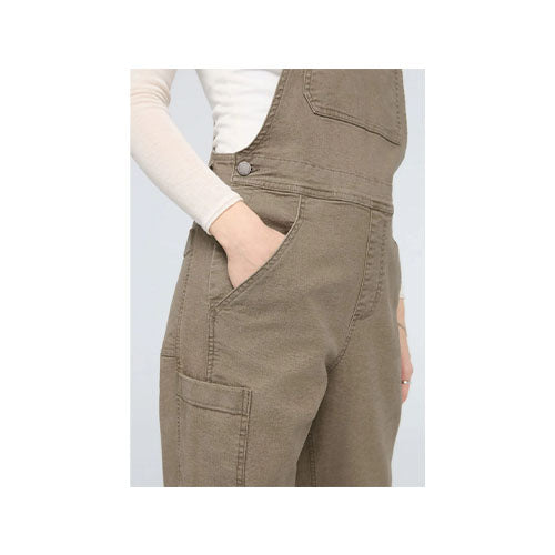 Duer Women's Stretch Canvas Overalls
