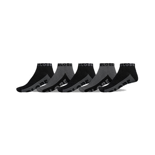 Globe Ankle Sock 5 Pack