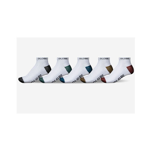 Globe Ingles Ankle Sock - 5 Pack