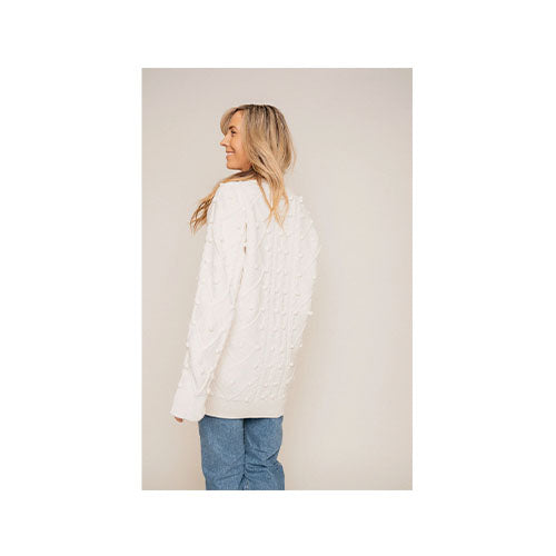 Jackson Rowe Unwind Pom Cardigan