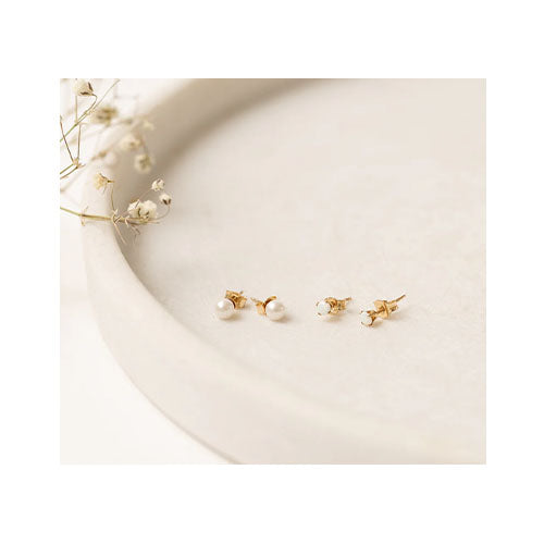 Kali & Sun Pearl Studs - 6mm