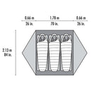 MSR Elixir 3 Tent - 3 Person Backpacking Tent