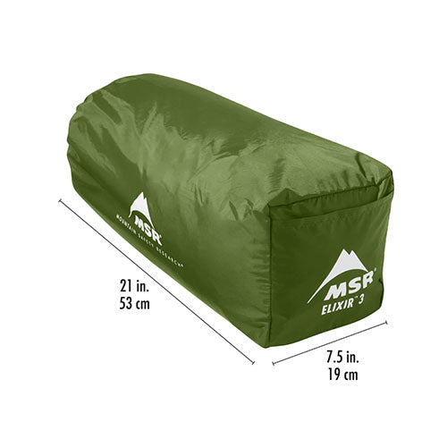 MSR Elixir 3 Tent - 3 Person Backpacking Tent