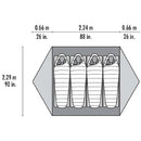 MSR Elixir 4 Tent - 4 Person Backpacking Tent