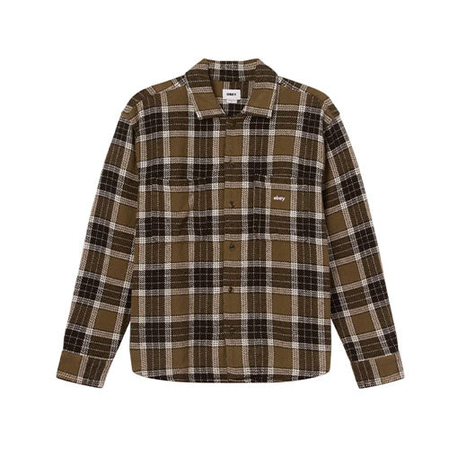 Obey Men's Bigwig Picture Woven Shirt