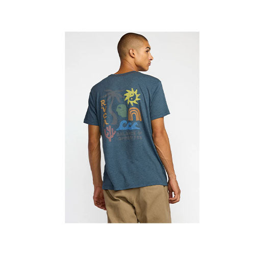 RVCA Men's Deep Think Short Sleeve Tee