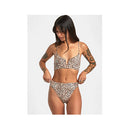 RVCA Meow V-Wire Crop Top and Meow High Rise Cheeky Bikini Bottoms