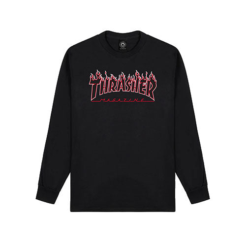 Thrasher Flame Logo Long Sleeve