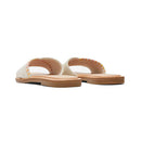 Toms Women's Shea Cream Leather Slides