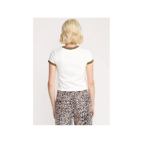 Volcom Women's Stoney Time Ringer Tee