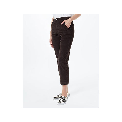 Ten Tree Women's Corduroy Cropped Straight Leg Pant