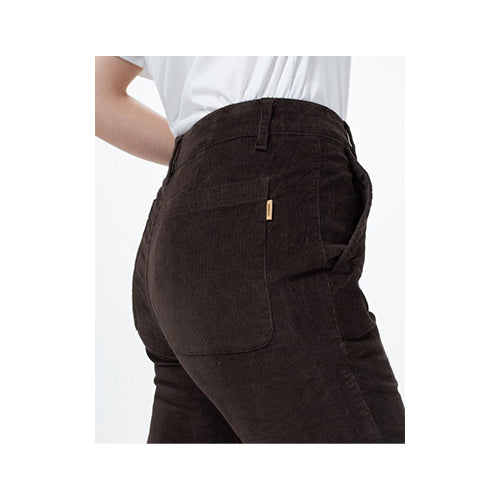 Ten Tree Women's Corduroy Cropped Straight Leg Pant