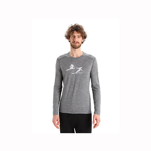 Icebreaker Men's Merino 200 Oasis Long Sleeve Crewe Last Run