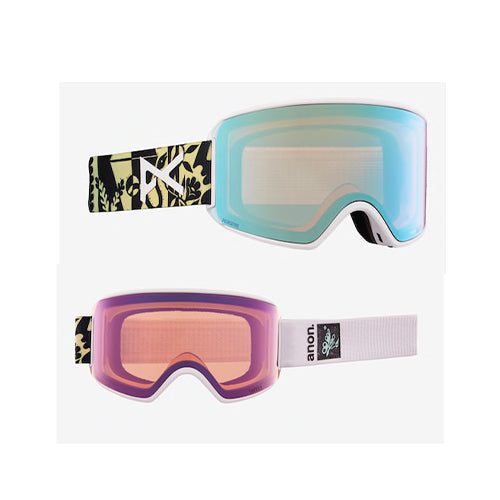 anon wm3 goggle 2022 Women's Anon WM3 Goggle + Bonus Lens