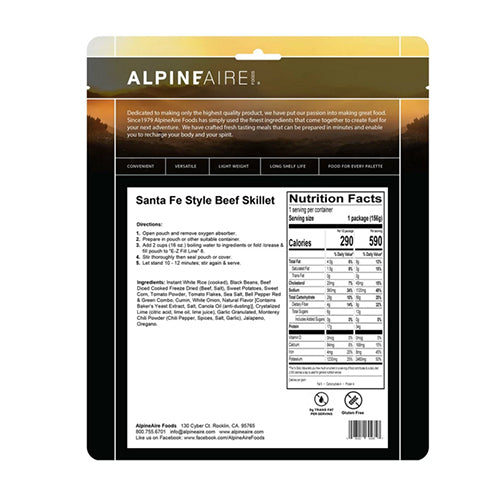 Alpine Aire Santa Fe Beef Skillet