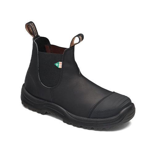 Blundstone 168 Work & Safety Boot Rubber Toe Cap Black