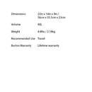 Burton Multipath 40L Carry-On Travel Bag