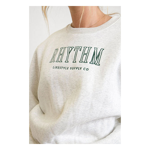 Rhythm Classic College Crew Fleece