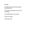 G3 SpadeTECH Shovel, D-Handle