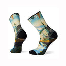 Smartwool Men's Hike Light Cushion Mountain Print Crew Socks
