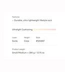 Icebreaker Lifestyle Crew Stripe Sock