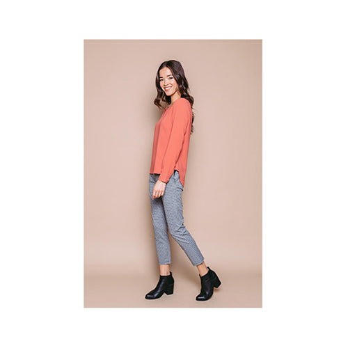 Orb Laurie - Long Sleeve Woven Blouse