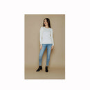 Orb Len-Slim Women's Rib Crew Pullover