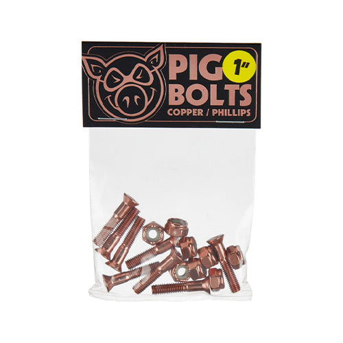 Pig Hardware Set - Bolts Anodized Copper